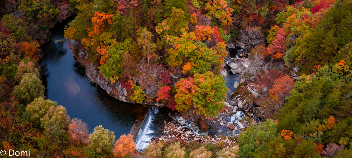 Mountain landscape at Baiyun Mountain
