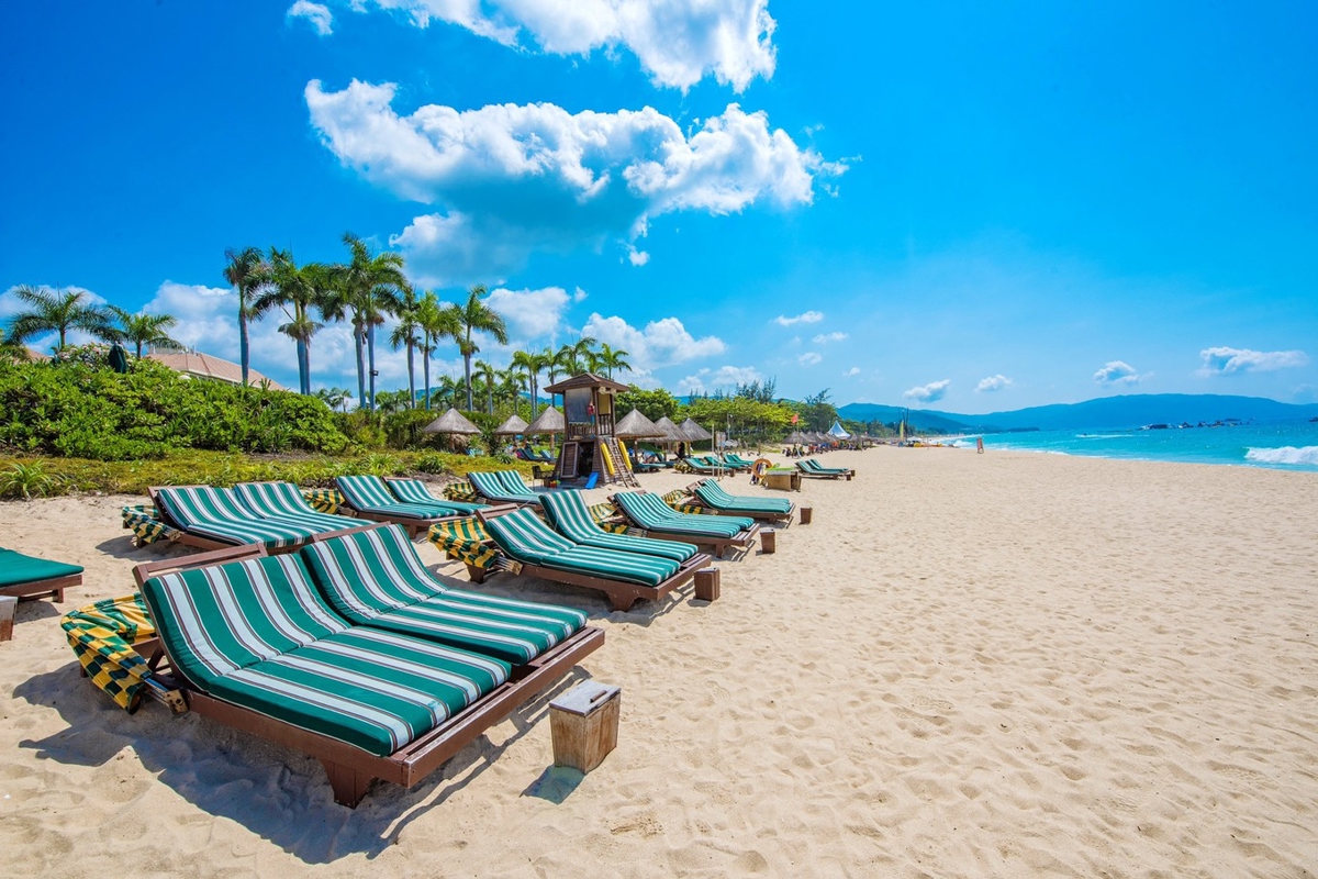 Yalong Bay beach view