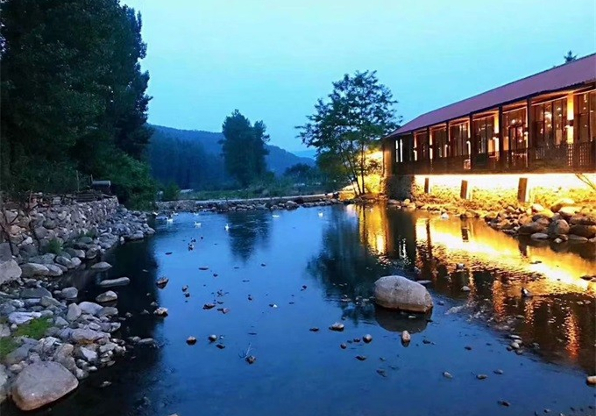 Camping site overview