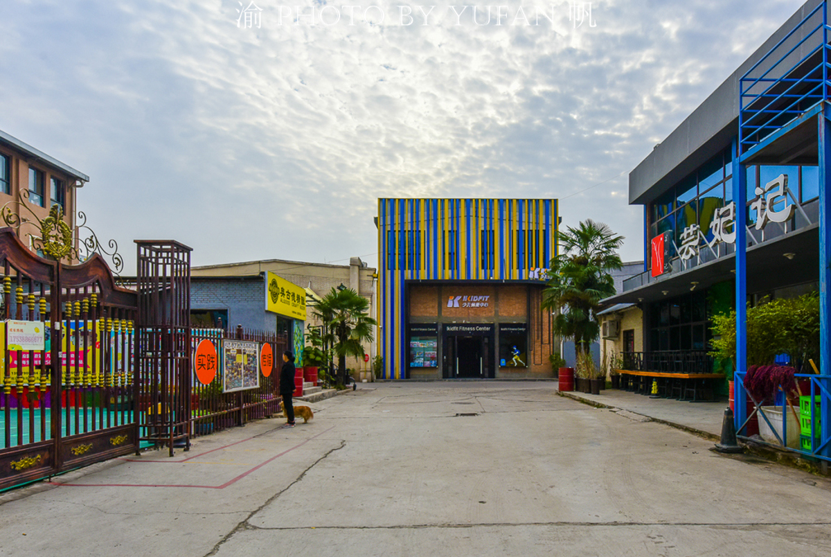 Peaceful atmosphere of the park