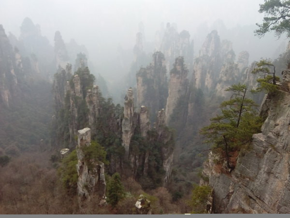 Tianzi Mountain view