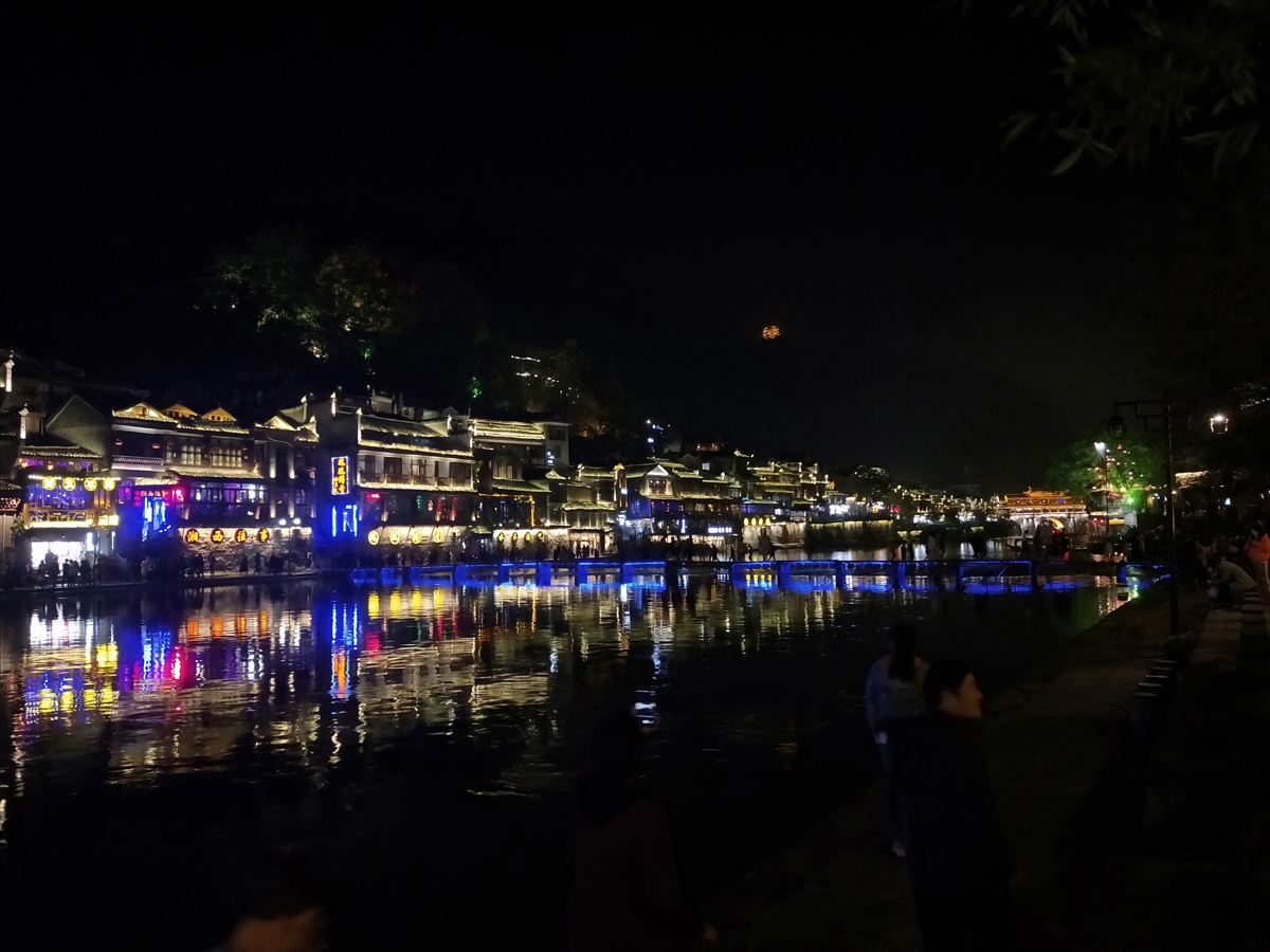 Night scenery in Fenghuang