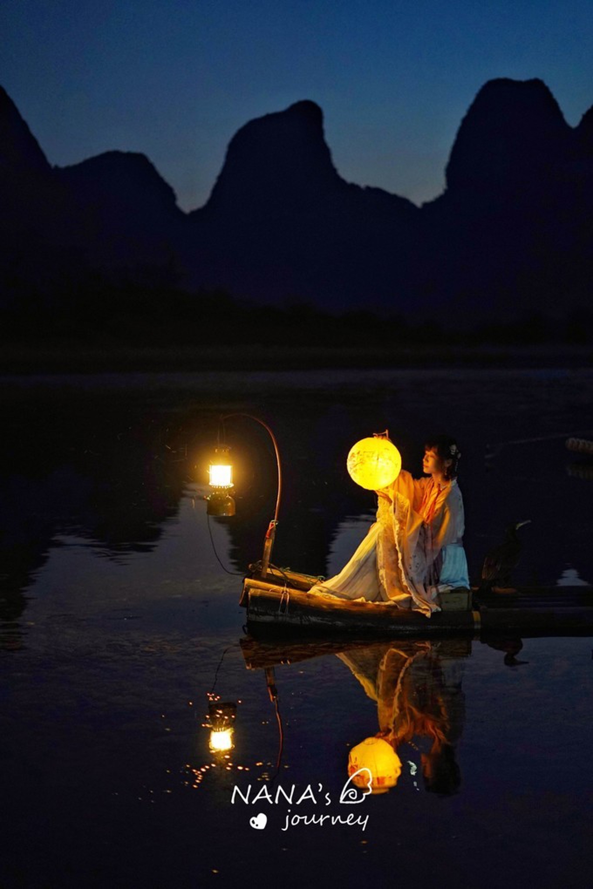 Blue hour on Li River