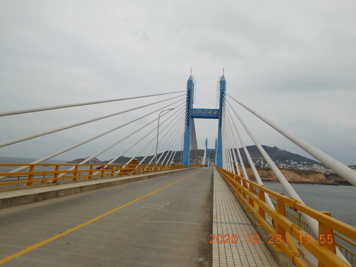 Sanjiao River Bridge view