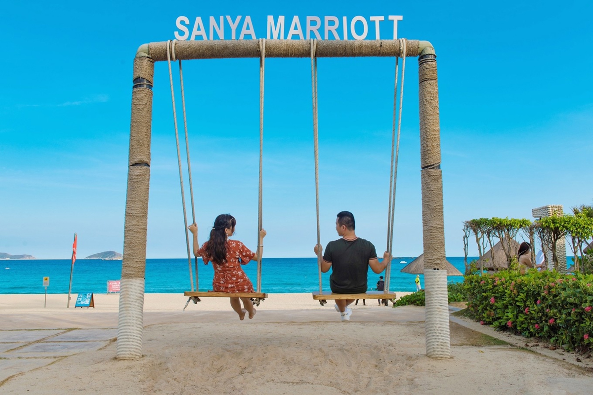 Pool with crystal floaties