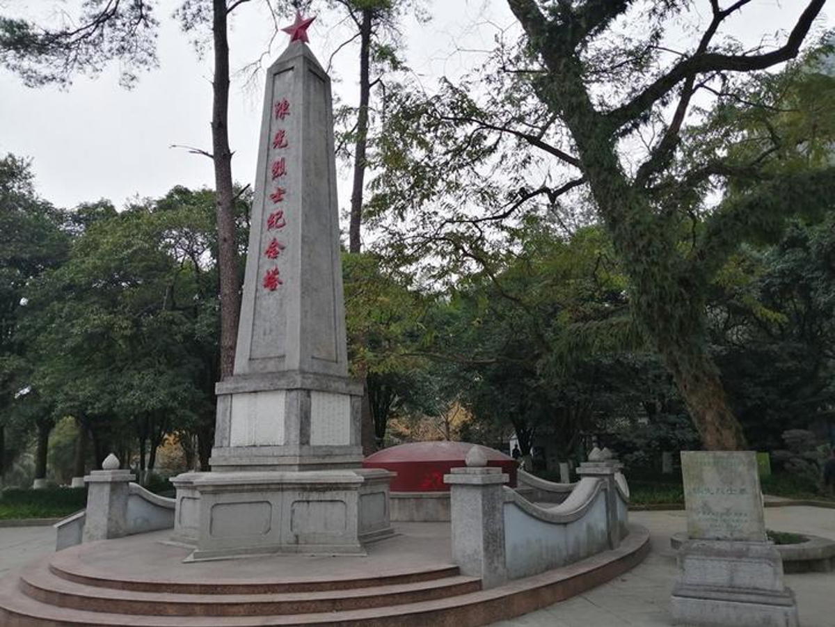 Paying respects at memorial