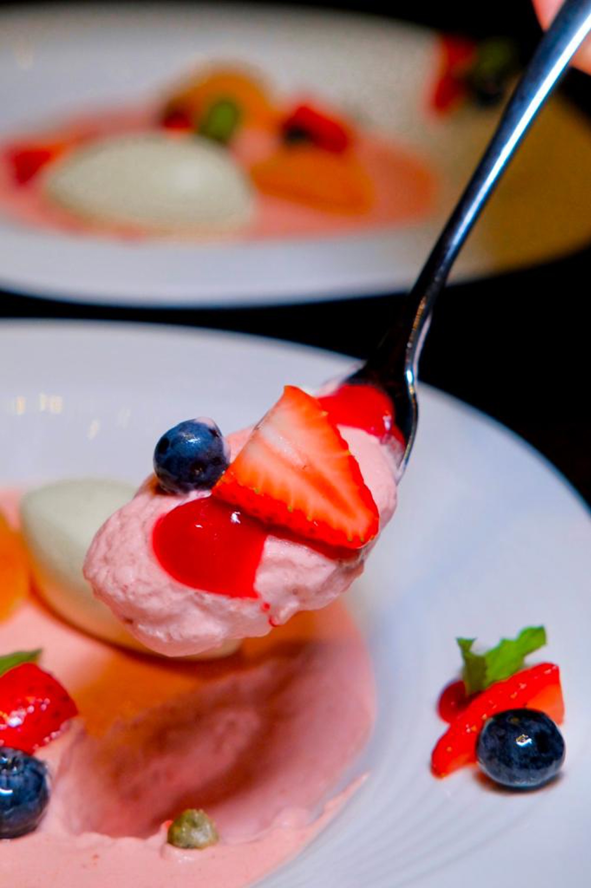 Dessert presentation