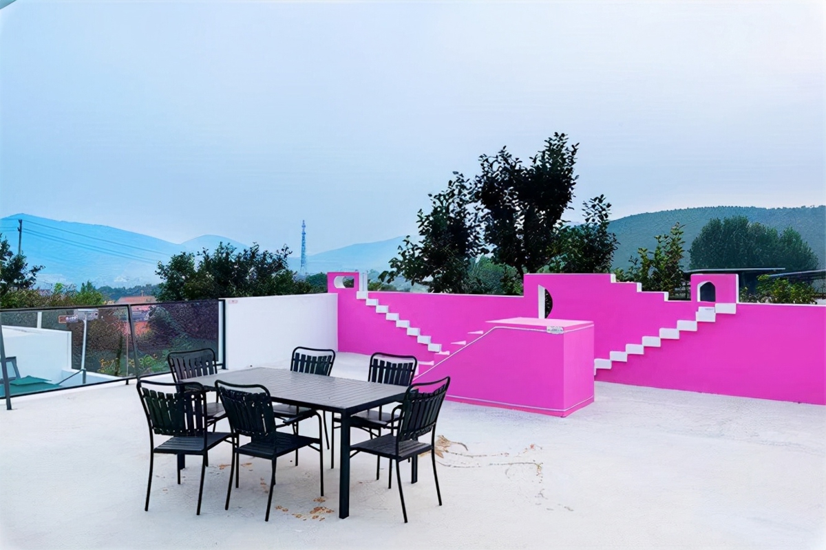 Mountain view from terrace