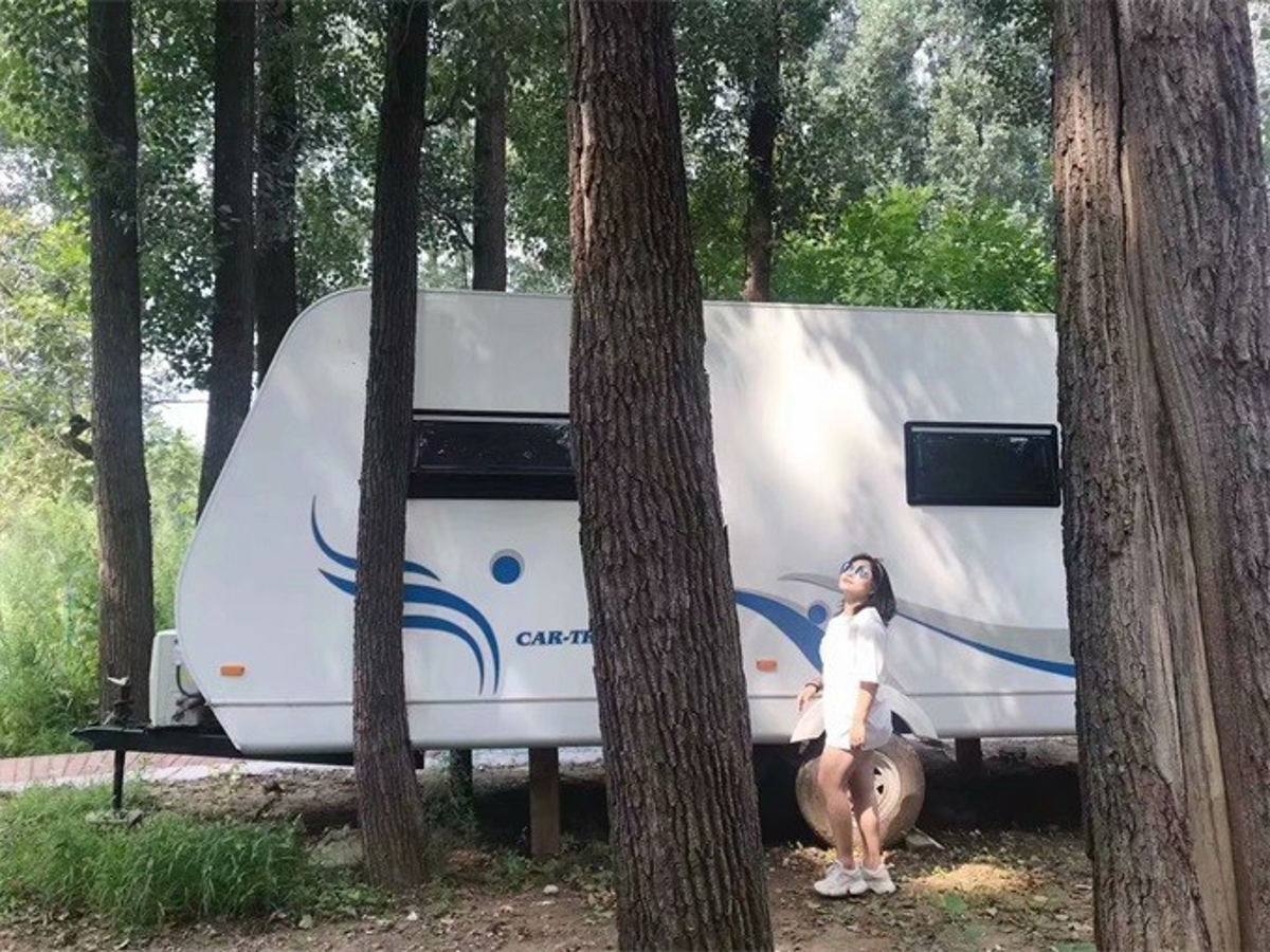 Tents in natural setting