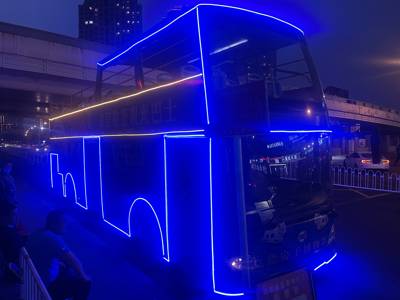 Tianjin Open-Top Double-Decker Sightseeing Bus