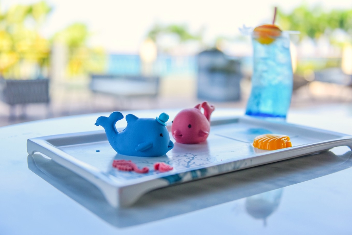 Fish Bar restaurant at sunset