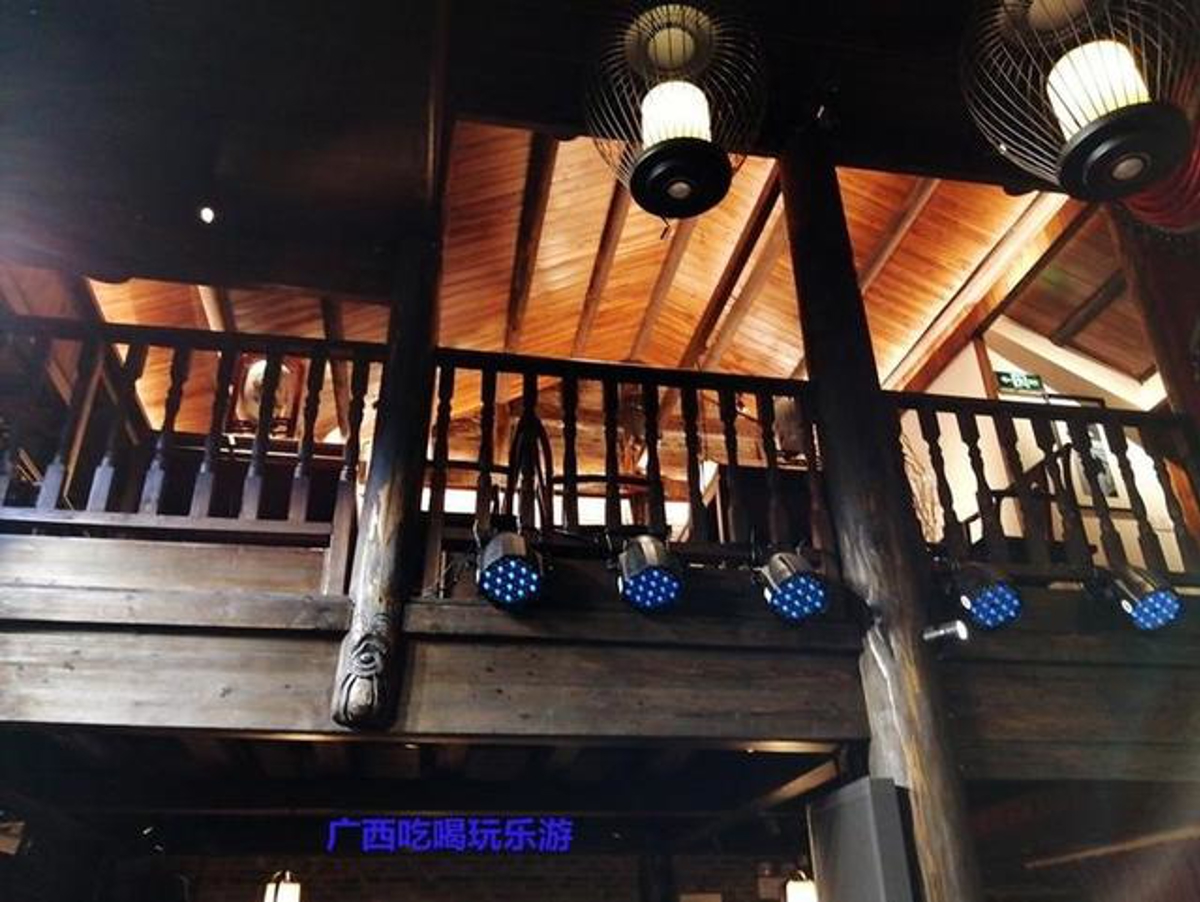 Wooden building interior