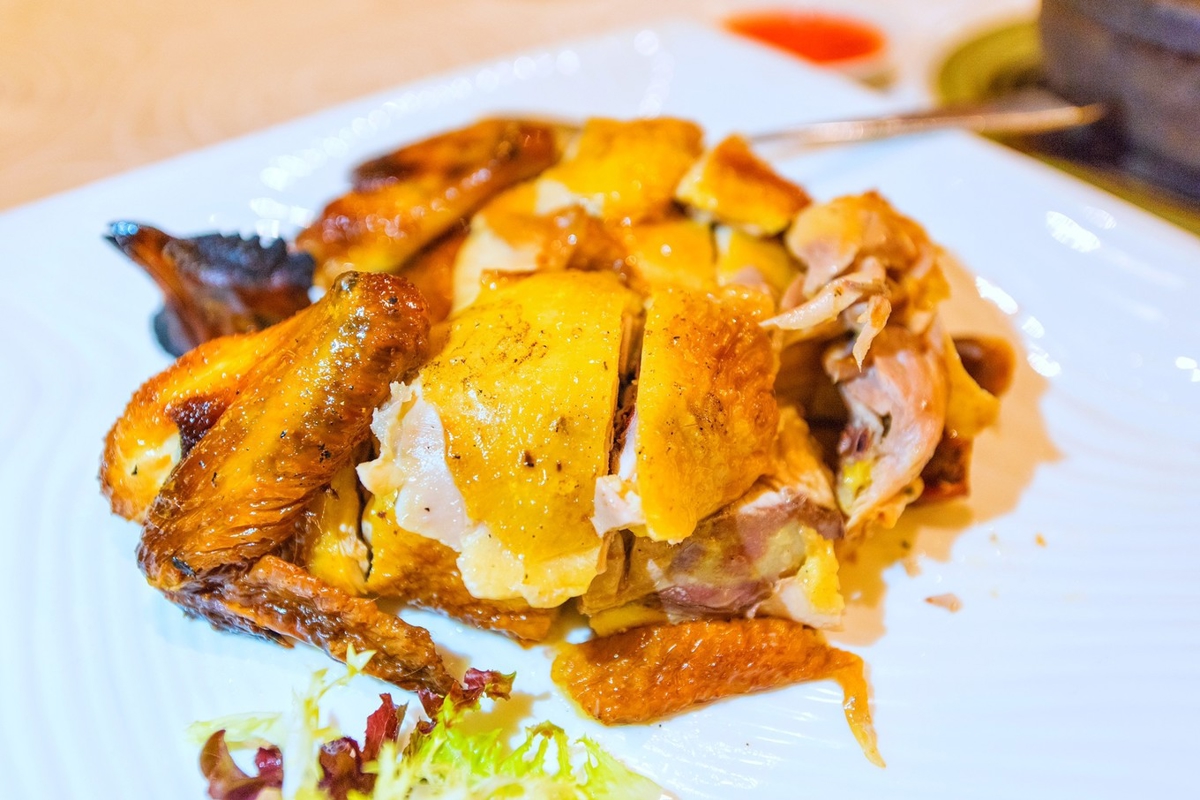 Salt-baked chicken revealed