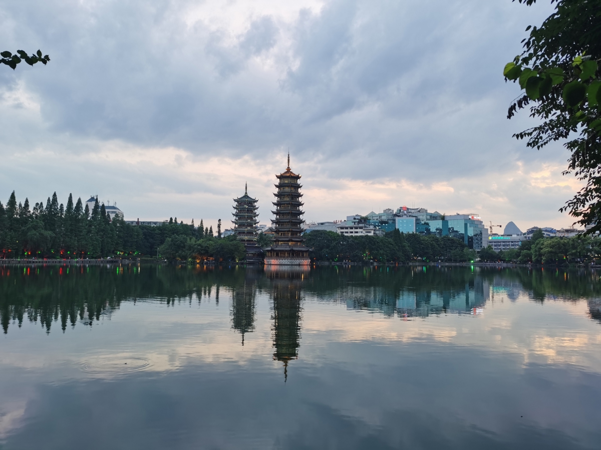 Sun and Moon Twin Pagodas