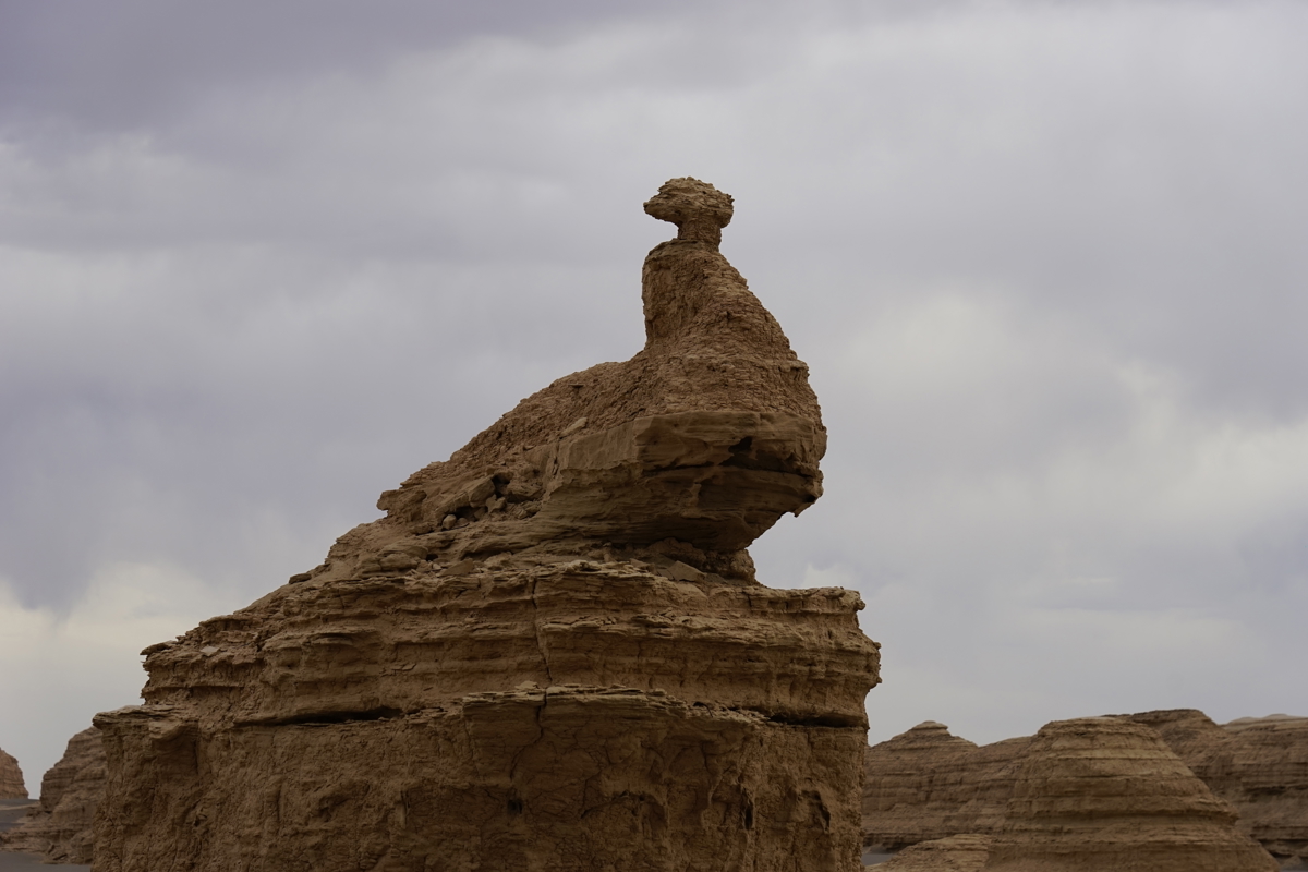 Yardang formations