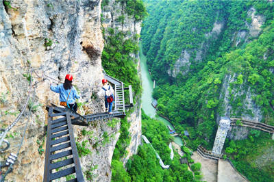 Zhangjiajie Grand Canyon Scenic Area (Glass Bridge)