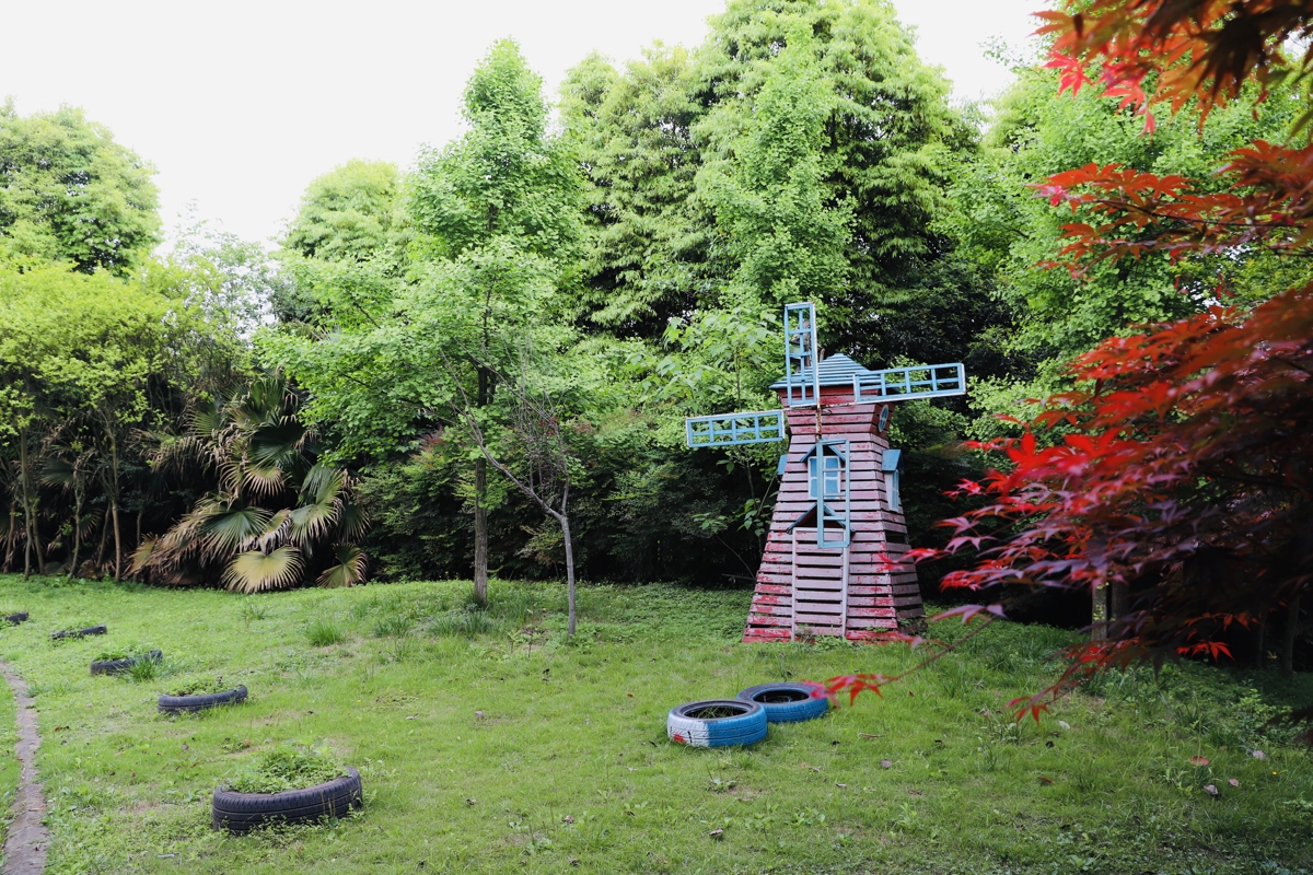 Camping tents at Xizhen Longxiang