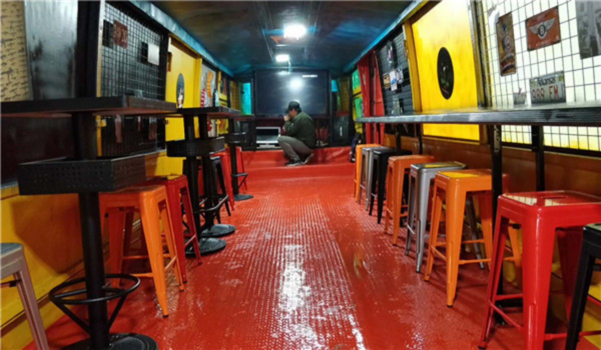 BBQ area at the farm