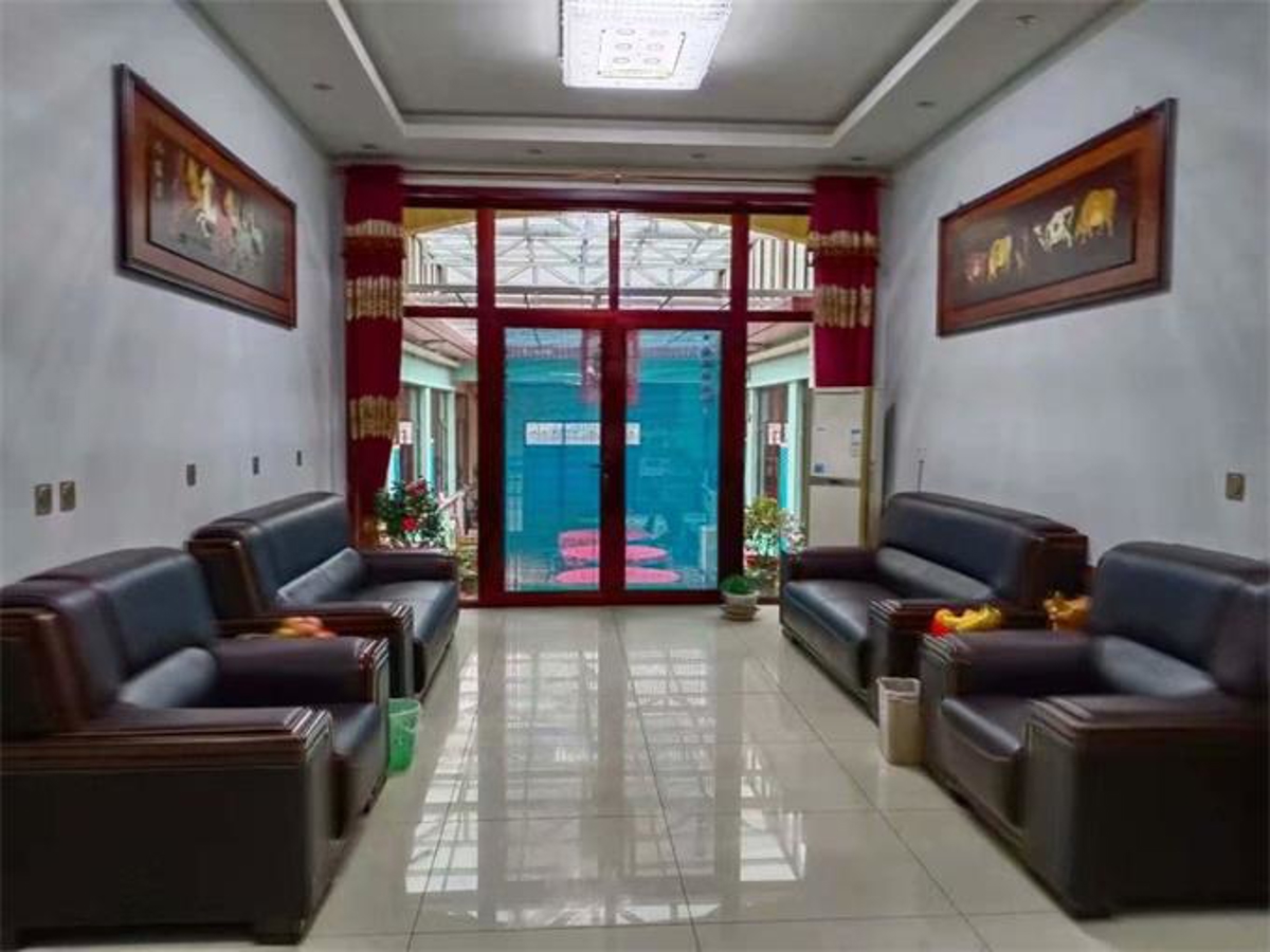 Farmhouse dinner spread