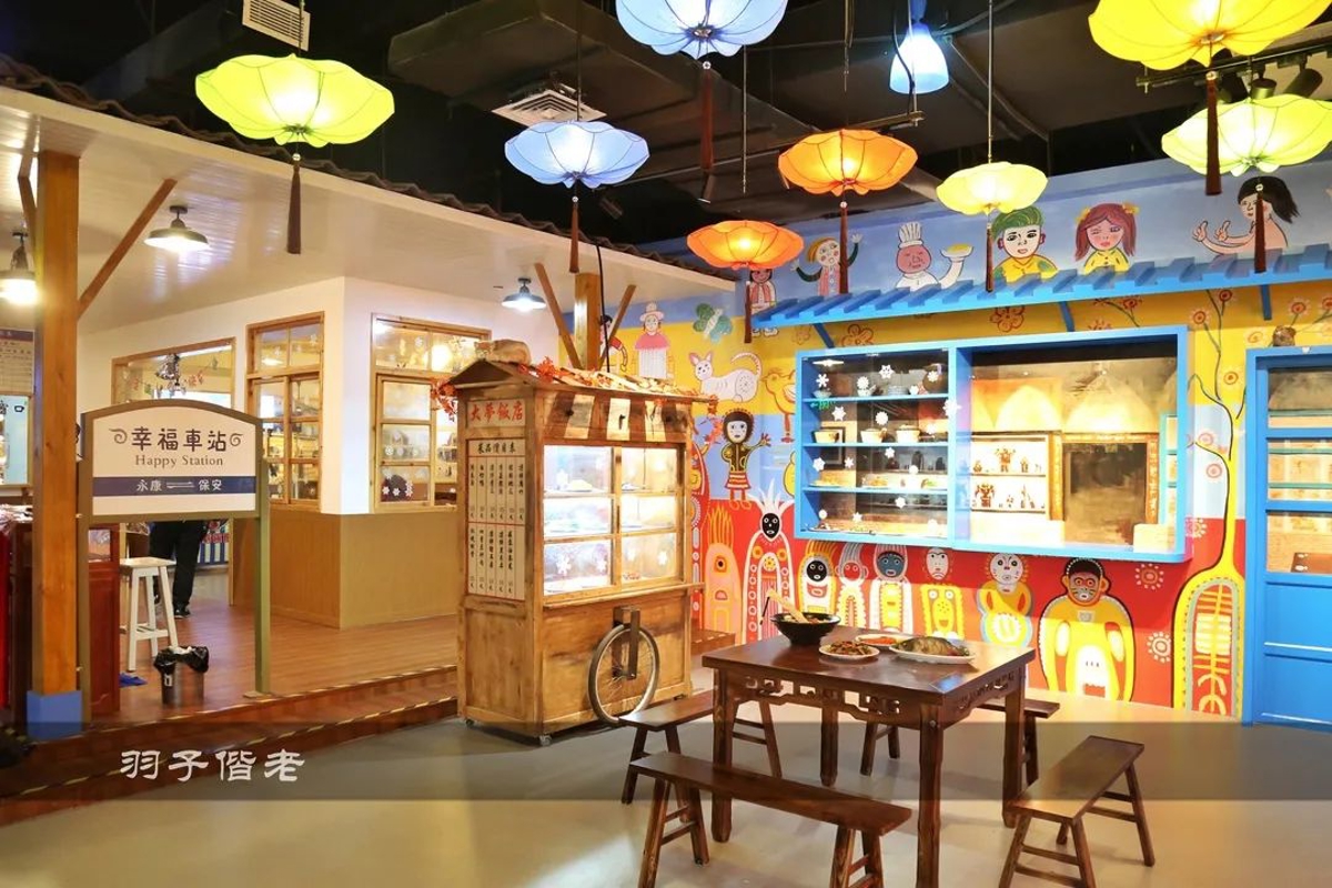 Child admiring collection