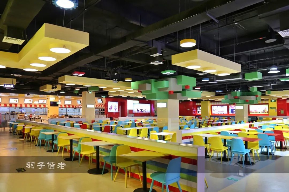Colorful restaurant interior