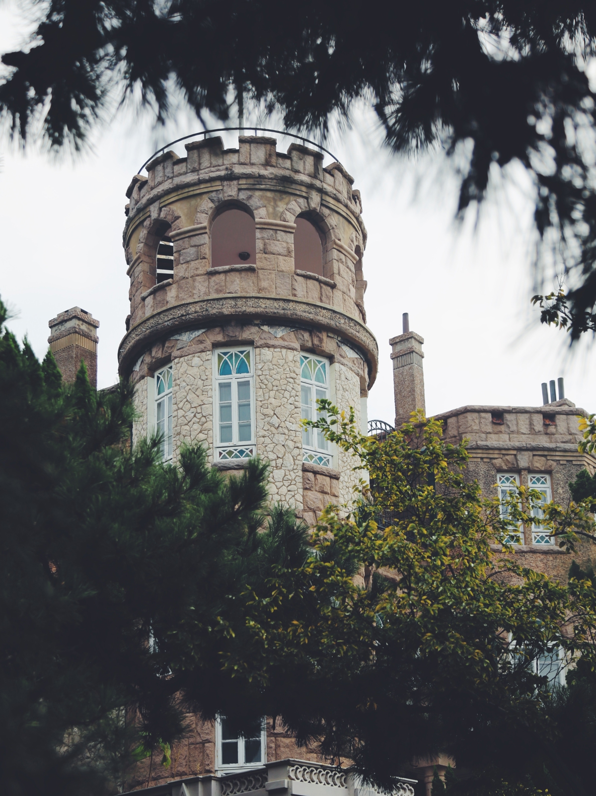 European-style shopping street
