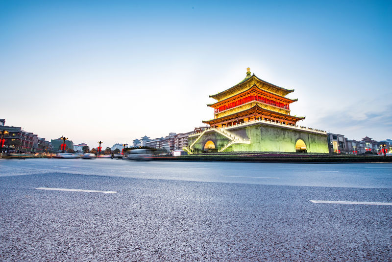 Bell and Drum Tower Square