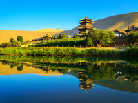 Mingsha Mountain & Crescent Lake