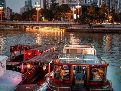 Chengdu Night Cruise on the Jinjiang River