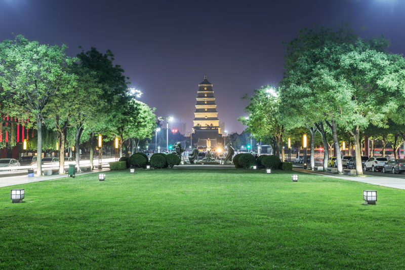 South Square of the Giant Wild Goose Pagoda