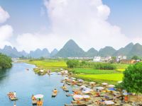 Yulong River Bamboo Raft Drift