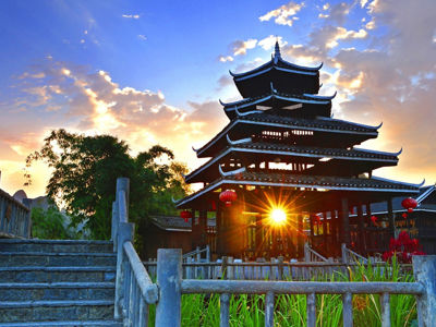 Shiwaitaoyuan (The Peach Blossom Land)