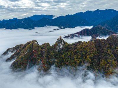Nanwutai Scenic Area of Zhongnan Mountain