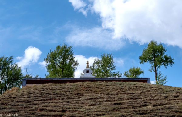 Wrong Time, Right Place: Witnessing Ta'er Temple's Magic Under a Double Rainbow